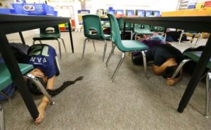 Schools Practice Earthquake Drills